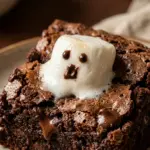 Spooky Ghost Brownies With Marshmallow Recipe