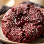 Spooky Vampire Kiss Red Velvet Cookies Recipe