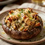 Stuffed Mushrooms With Chicken