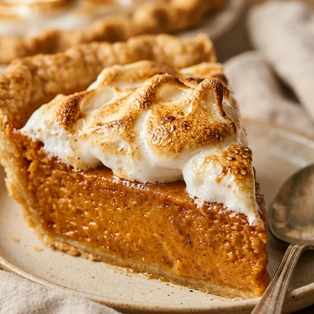 Sweet Potato Pie with Marshmallow Merengue