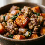 Sweet Potato Sausage Hash