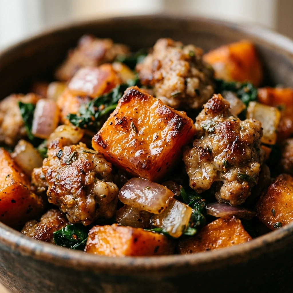 Sweet Potato Sausage Hash