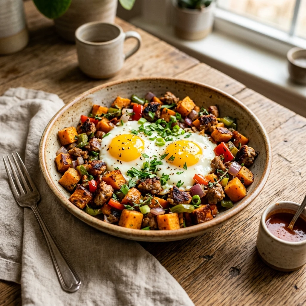 Sweet Potato Sausage Hash