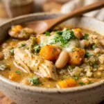 White Chicken Chili With Pumpkin