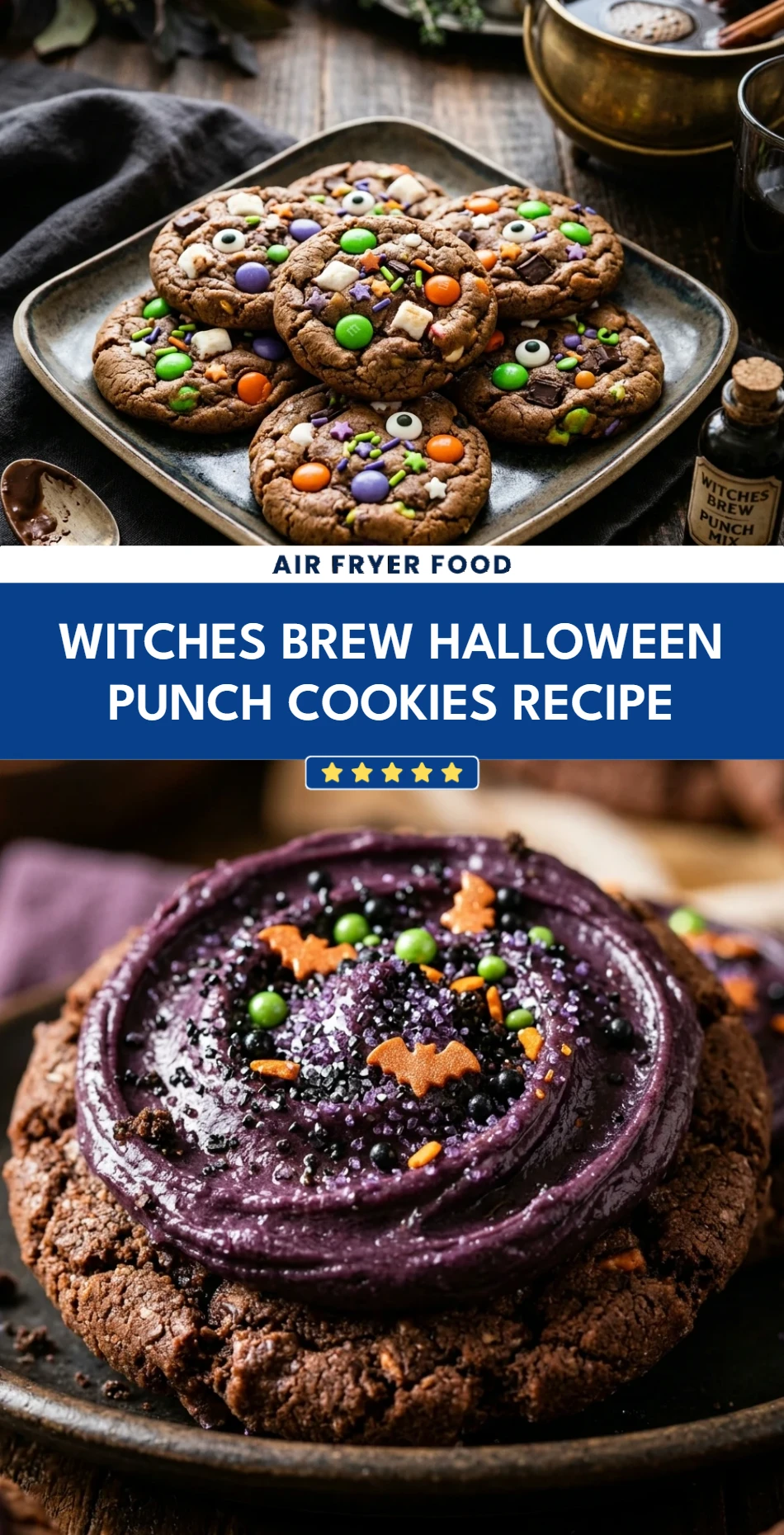Witches Brew Halloween Punch Cookies Recipe