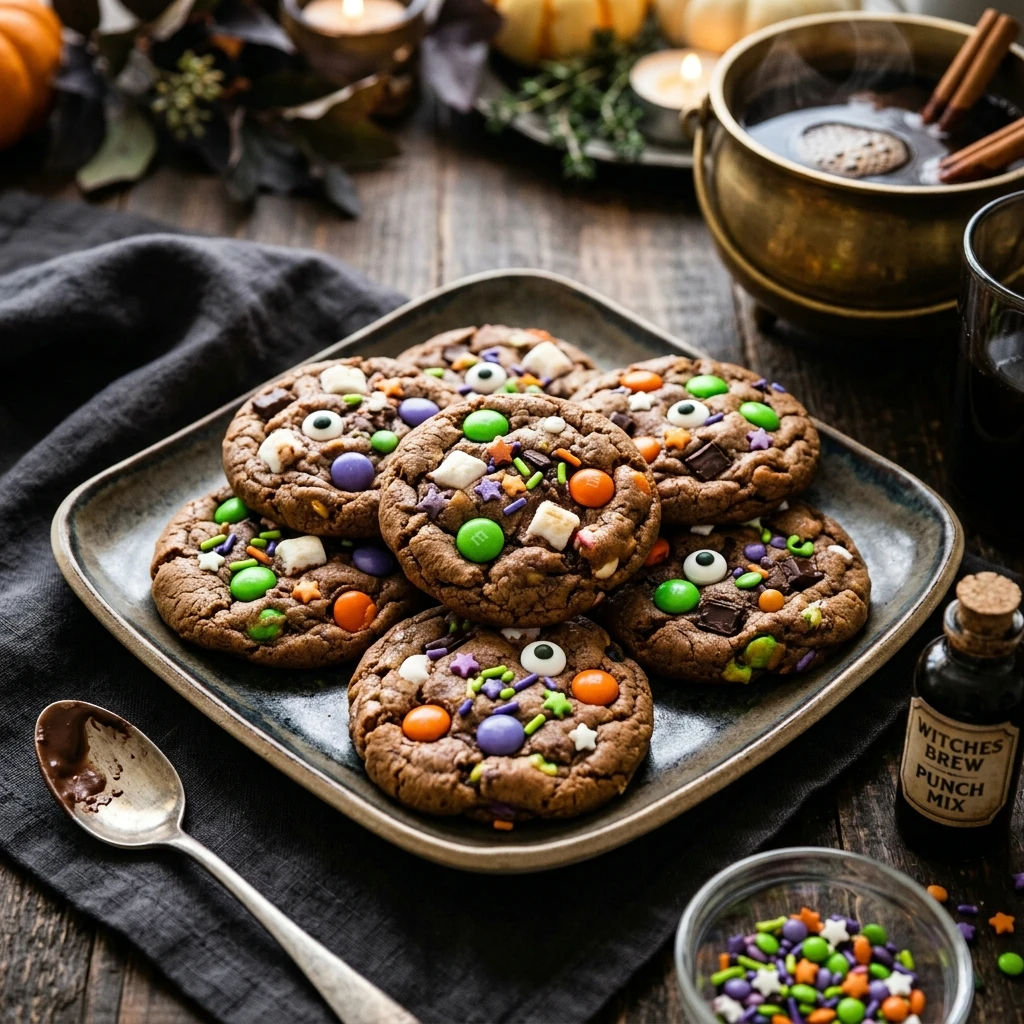 Witches Brew Halloween Punch Cookies Recipe