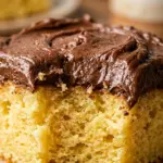 Yellow Sheet Cake with Chocolate Buttercream